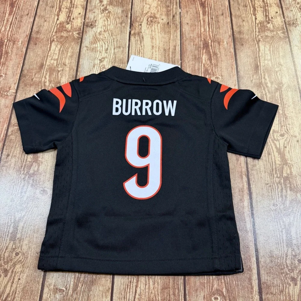 Nike Cincinnati Bengals Joe Burrow Jersey Kids 12 Months Black Football Sport